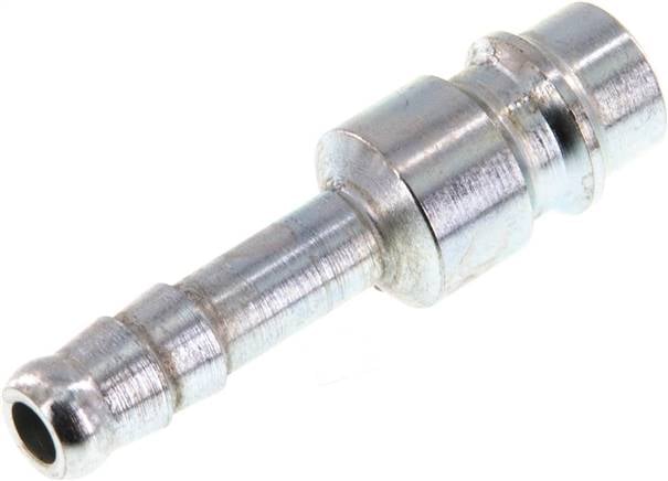 Partbase KSS 6 NW7 ST Kupplungsstecker (NW7,2) 6 (1/4")mm Schlauch, Stahl gehärtet & verzinkt