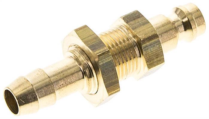 Partbase KSSS 8 NW5 Schott-Kupplungsstecker (NW5) 8 (5/16")mm Schlauch, Messing