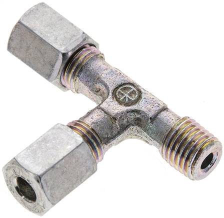 Partbase LE 4 LLM LE-Schneidringverschraubung M 8x1 (konisch)-4 LL (M8x1), Stahl verzinkt