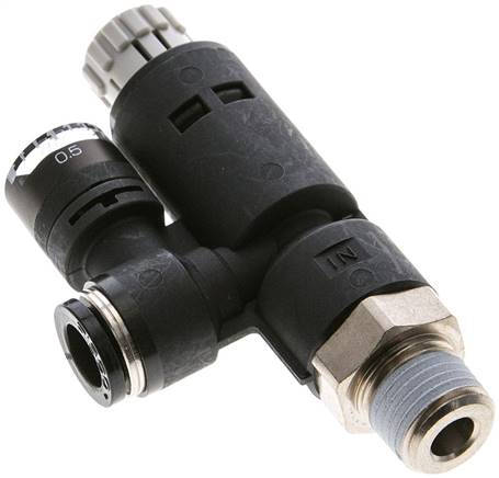 Partbase LRMAIQS 148 Druckregler R 1/4"-8mm, mit Manometer, Standard
