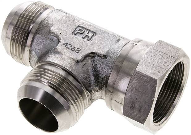 Partbase LTE 15/8 JIC ES T-Verschraubung,UN 1-5/8"-12 (JIC), V4A