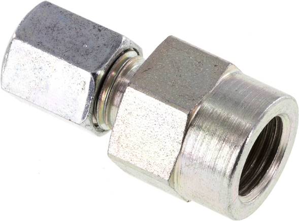 Partbase MAV 6 LR Manometer-Schneidringverschr. G 1/4"-6 L (M12x1,5), Stahl verzinkt