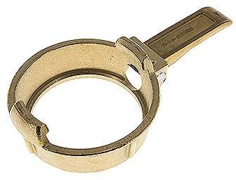 Partbase MKSH 80 MS Tankwagenkupplung Spannringhebel für MK 80 MS, Messing