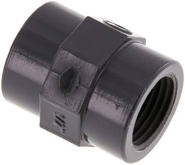 Partbase MU 12 PVC Muffe Rp 1/2"-Rp 1/2", PVC-U