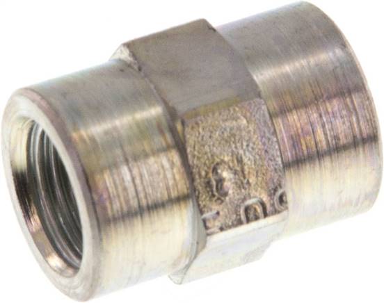 Partbase MU 18 HD Hochdruck-Muffe G 1/8"-G 1/8", Stahl verzinkt
