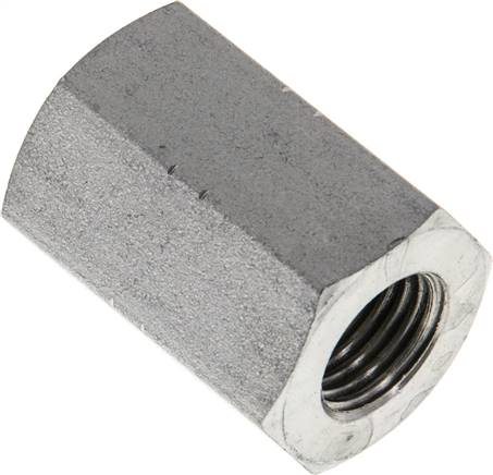 Partbase MU 3814 NPT Hochdruck-Muffe NPT 3/8"-NPT 1/4", Stahl verzinkt