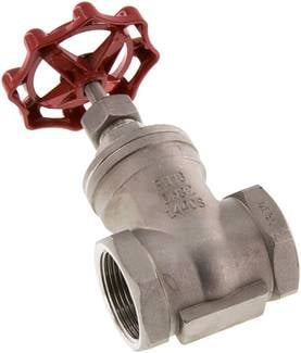 Partbase MUAS 114 ES Muffen-Absperrschieber, Edelstahl, G 1-1/4", PN 16