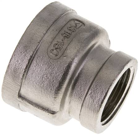 Partbase MUR 11210 ES NPT Rundmuffe NPT 1-1/2"-NPT 1", 1.4408
