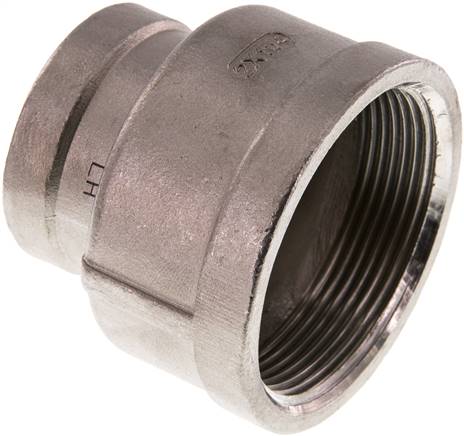Partbase MUR 20114 ES Rundmuffe Rp 2"-Rp 1-1/4", 1.4408
