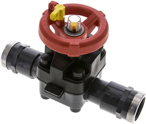 Partbase MVH 10 PVCEPDM PVC-Membranventil (Hand) PVC / EPDM, Rp 1" Innengewinde