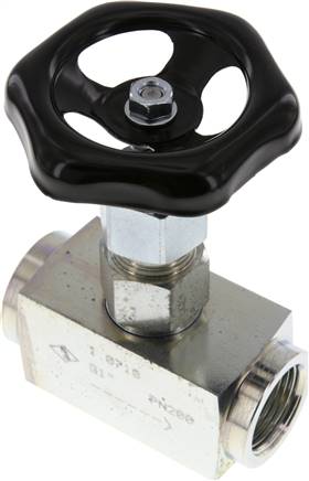 Partbase NADEL 10 HR Nadel-Absperrventil, Stahl verzinkt, G 1", 0 - 200bar