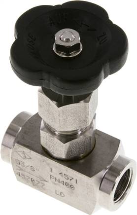 Partbase NADEL 38 HR ES Nadel-Absperrventil, 1.4571, G 3/8", 0 - 400bar