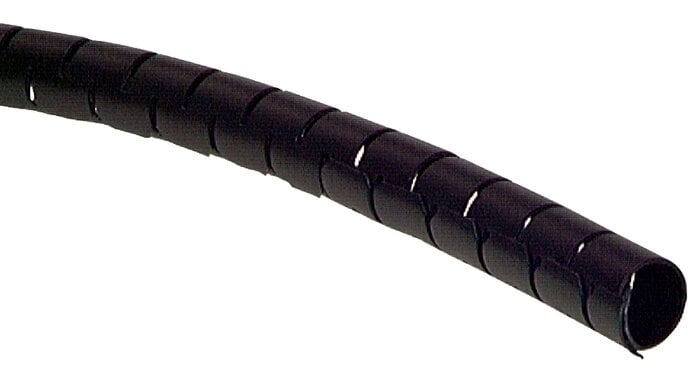 Partbase PKBS 15 SCHWARZ Kabelschutzschlauch, 1 - 15mm,50 mtr. (inkl. Montagewerkzeug)