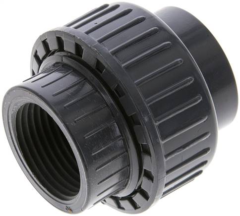 Partbase PVCGVIG 10 EPDM Gewindeverschraubung, PVC-U/ EPDM, Rp 1" IG