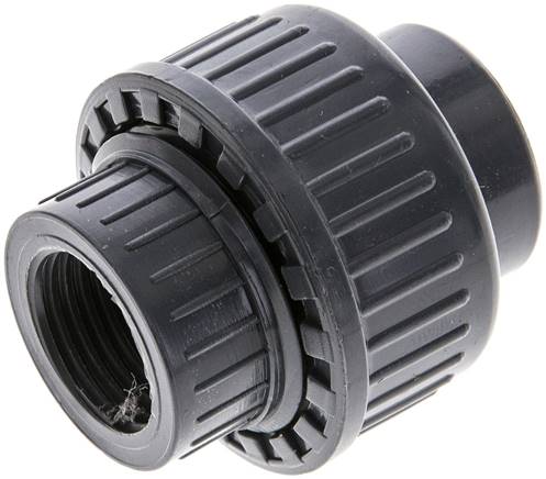 Partbase PVCGVIG 12 EPDM Gewindeverschraubung, PVC-U/ EPDM, Rp 1/2" IG