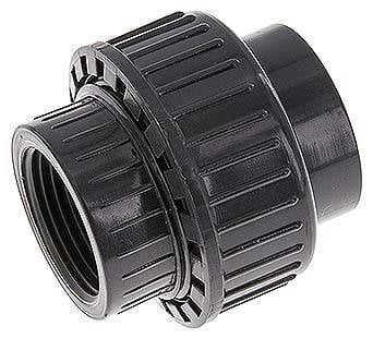Partbase PVCGVIG 3210 FKM Klebe-/Gewindeverschraubung, PVC-U/ FKM, 32mmxRp 1" IG