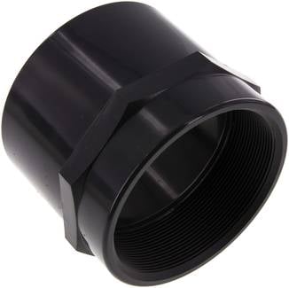 Partbase PVCMUG 11040 Klebe-Gewindemuffe, PVC-U, 110mmxRp 4" IG