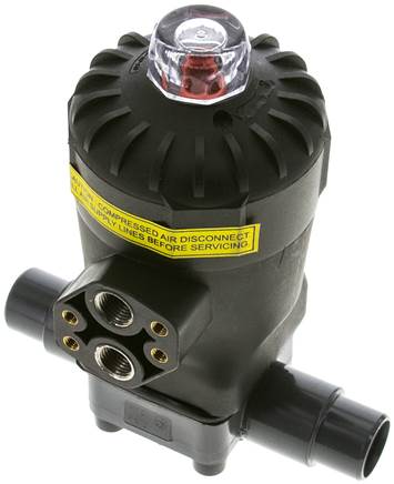 Partbase PVCMVEKS 25 EPDM PVC-Membranventil (NC) PVC / EPDM, 25mm Klebestutzen