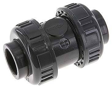 Partbase PVCRUCK 25 EPDM Klebemuffen-Rückschlagventil, PVC-U / EPDM, 25mm