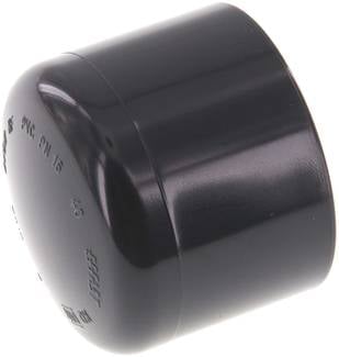Partbase PVCVK 40 Klebemuffen-Verschlusskappe, PVC-U, 40x50mm (i x a)