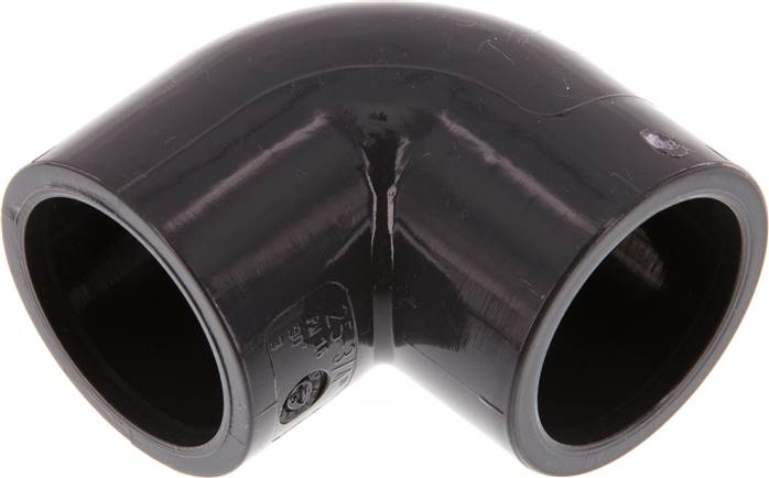Partbase PVCW 25 90°-Klebemuffen-Winkel, PVC-U, 25mm