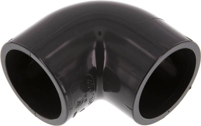 Partbase PVCW 40 90°-Klebemuffen-Winkel, PVC-U, 40mm