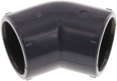 Partbase PVCW45 32 45°-Klebemuffen-Winkel, PVC-U, 32mm