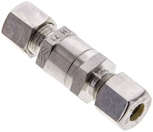 Partbase RHD 8 L NC Hydraulik-Rückschlagventil 8 L (M14x1,5), Klemmring 1.4571 (NC)