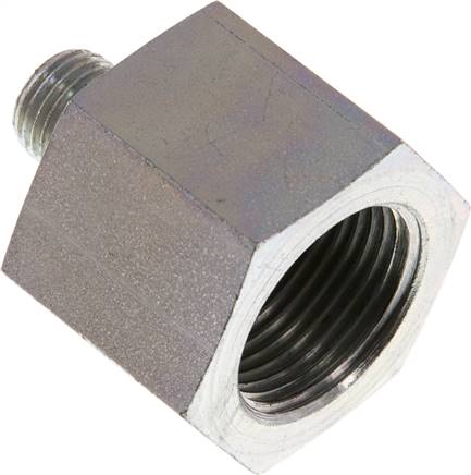 Partbase RI 1/4 X 3/4 ED Hydraulik-Reduzierung G 1/4"(AG)-G 3/4"(IG), Stahl verzinkt, NBR-Dichtung