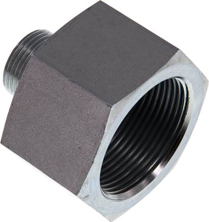 Partbase RI 3/4 X 11/2 ED Hydraulik-Reduzierung G 3/4"(AG)-G 1-1/2"(IG), Stahl verzinkt, NBR-Dichtung