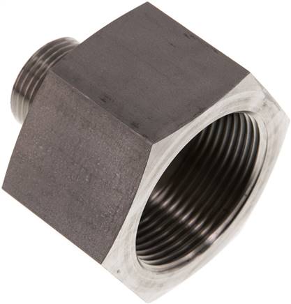 Partbase RI 3/4 X 11/2 ED ES Hydraulik-Reduzierung G 3/4"(AG)-G 1-1/2"(IG), 1.4571, FKM-Dichtung