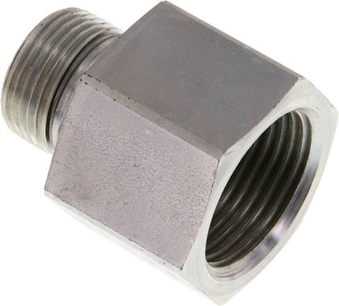 Partbase RI 3/4 X 1 ED Hydraulik-Reduzierung G 3/4"(AG)-G 1"(IG), Stahl verzinkt, NBR-Dichtung
