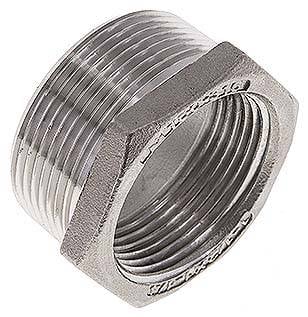 Partbase RN 112114 K ES NPT Reduziernippel NPT 1-1/2"(AG)-NPT 1-1/4"(IG), 1.4408