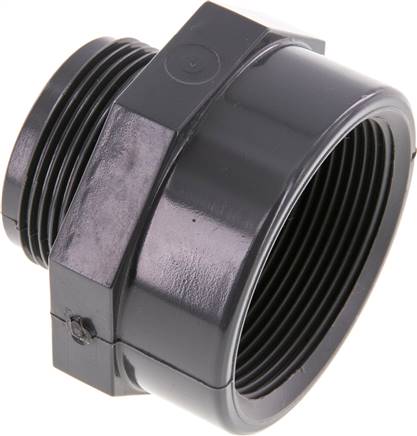 Partbase RN 11220 PVC Reduziernippel G 1-1/2"(AG)-Rp 2"(IG), PVC-U