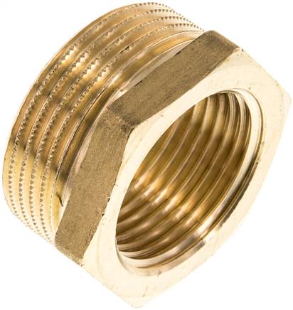 Partbase RN 11410 MS Reduziernippel G 1-1/4"(AG)-G 1"(IG), Messing