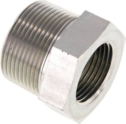 Partbase RN 11410 NPT Reduziernippel NPT 1-1/4"(AG)-NPT 1"(IG), Stahl verzinkt