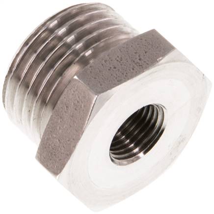 Partbase RN 1218 ES Reduziernippel G 1/2"(AG)-G 1/8"(IG), 1.4571