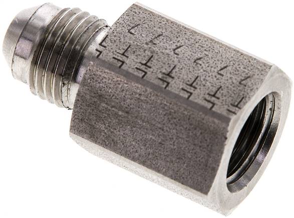 Partbase RN 1/2-14 ES Reduziernippel UNF 1/2"-20(JIC-AG)-G 1/4"(IG), 1.4571