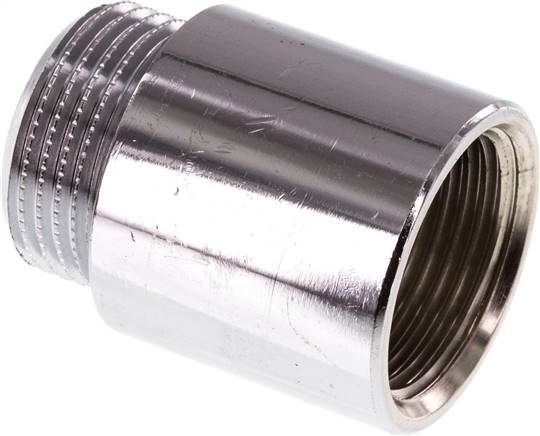 Partbase RN 3434/30 MSV Gewindeverlängerung G 3/4"-30mm, Messing verchromt