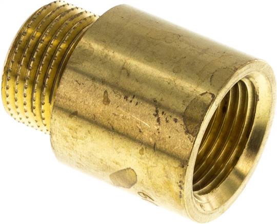 Partbase RN 3838/20 MS Gewindeverlängerung G 3/8"-20mm, Messing