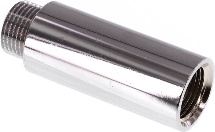 Partbase RN 3838/50 MSV Gewindeverlängerung G 3/8"-50mm, Messing verchromt