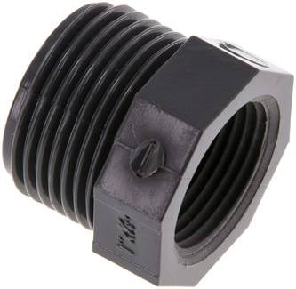 Partbase RNK 1034 PVC Reduziernippel G 1"(AG)-Rp 3/4"(IG), PVC-U