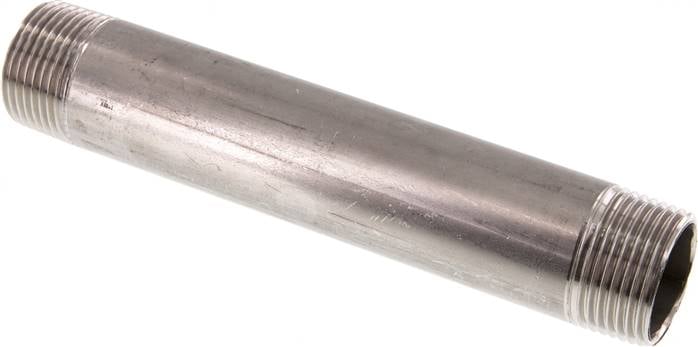 Partbase RONI 10/170 ES Rohrdoppelnippel R 1"-170mm, 1.4571