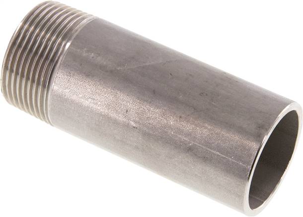 Partbase RONI 114/100 AS ES Anschweißnippel R 1-1/4"-100mm-42,4mm, 1.4571