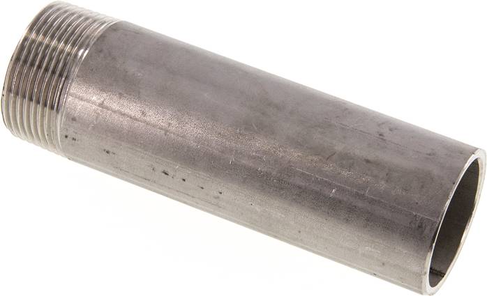 Partbase RONI 114/130 AS ES Anschweißnippel R 1-1/4"-130mm-42,4mm, 1.4571