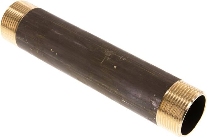 Partbase RONI 114/200 MS Rohrdoppelnippel G 1-1/4"-200mm, Messing