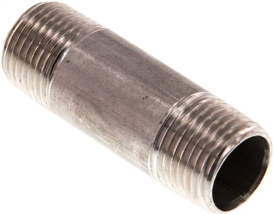 Partbase RONI 12/60 ES Rohrdoppelnippel R 1/2"-60mm, 1.4571