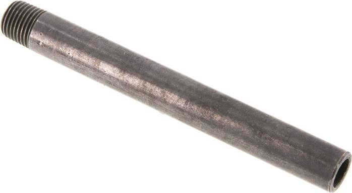 Partbase RONI 14/120 AS ST Anschweißnippel R 1/4"-120mm-13,5mm, ST 37, Stahl schwarz