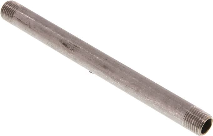 Partbase RONI 14/150 ES Rohrdoppelnippel R 1/4"-150mm, 1.4571