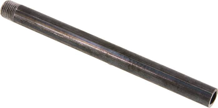 Partbase RONI 14/160 AS ST Anschweißnippel R 1/4"-160mm-13,5mm, ST 37, Stahl schwarz